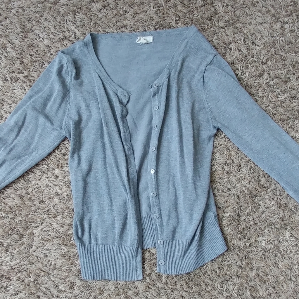 Basic Grey Cardigan